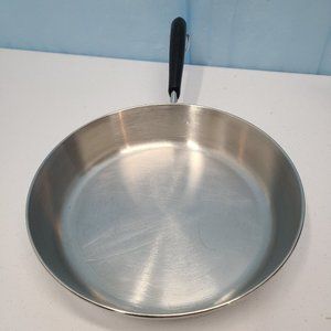 Revere Ware 9" Skillet Frying Pan Stainless Steel Disk Bottom 92K